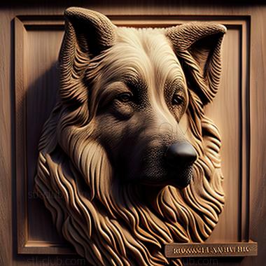 3D model st Sharplaninsky Shepherd dog (STL)